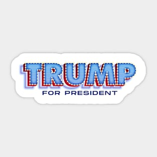 Trump for President Sticker